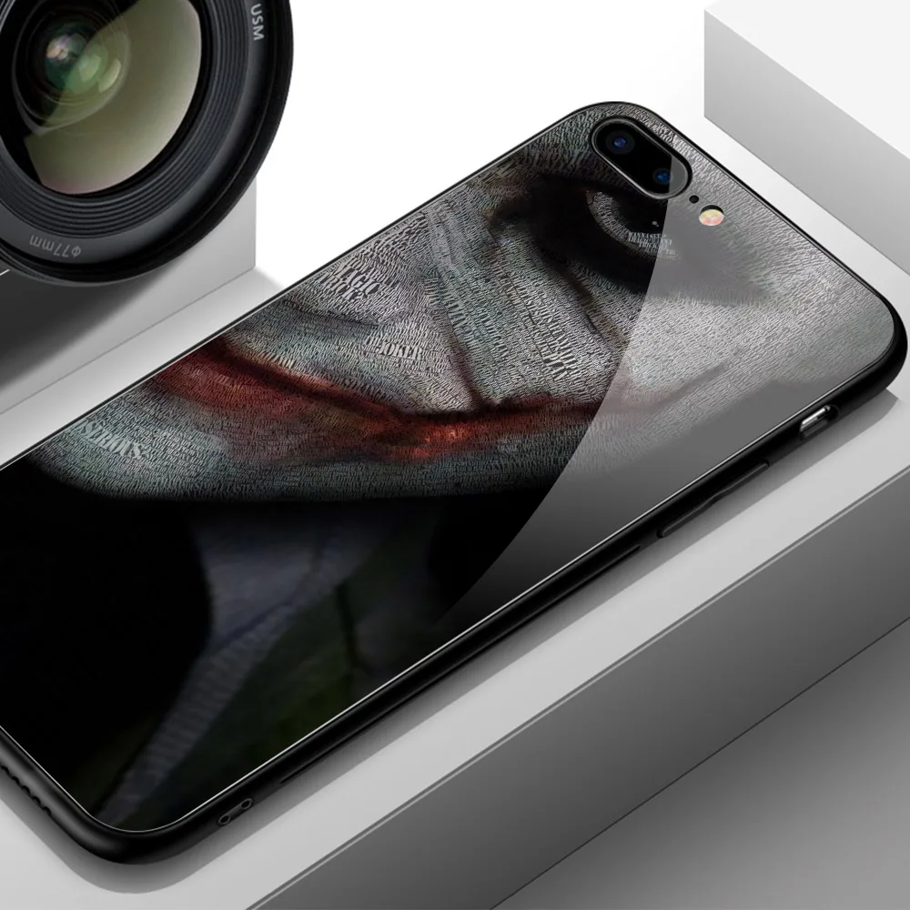 Finder Чехол для чехол iphone "," Джокер "закаленное Стекло жесткая накладка на заднюю панель для iphone 6, 6 S, 7, 8 plus X XR XS MAX 11 pro max - Цвет: 00997