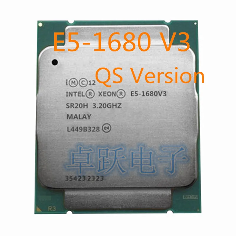 QS версия E5-1680 V3 3,20 ГГц 20 м 8 ядер 22NM LGA2011-3 140W E5-1680V3 процессор
