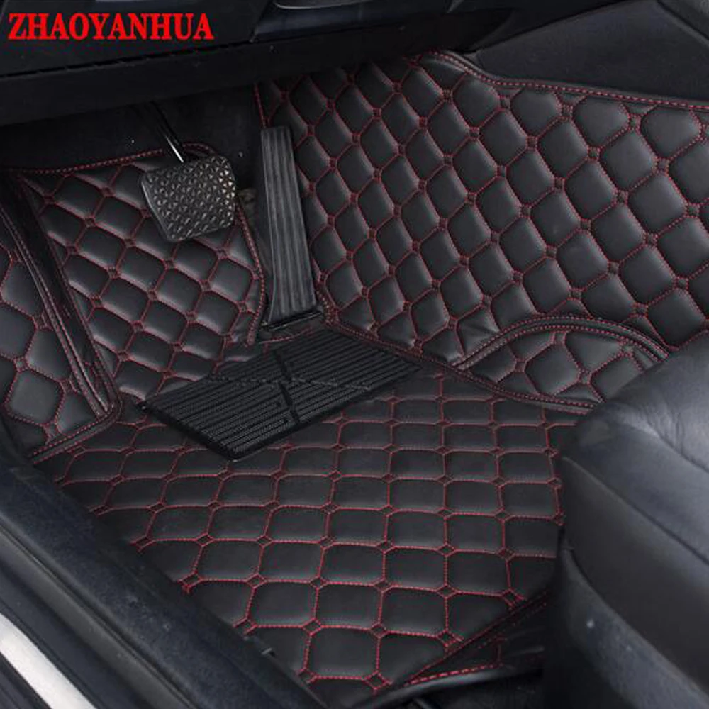 

ZHAOYANHUA Car floor mats for Mercedes Benz A B C E class W211 W212 W204 W205 W176 W169 W245 W246 6D all weather car-styling rug