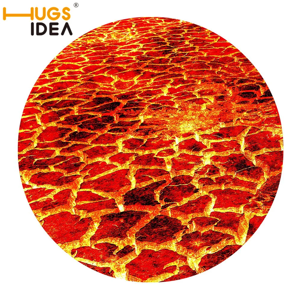 Креативный HUGSIDEA для барбекю вечеривечерние круглый коврик тонкие круглые