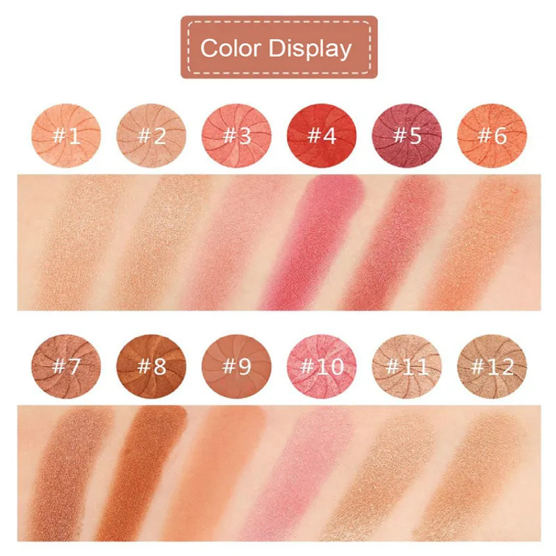 Новая пудра палитра теней для век одиночный Красочный Макияж длительное