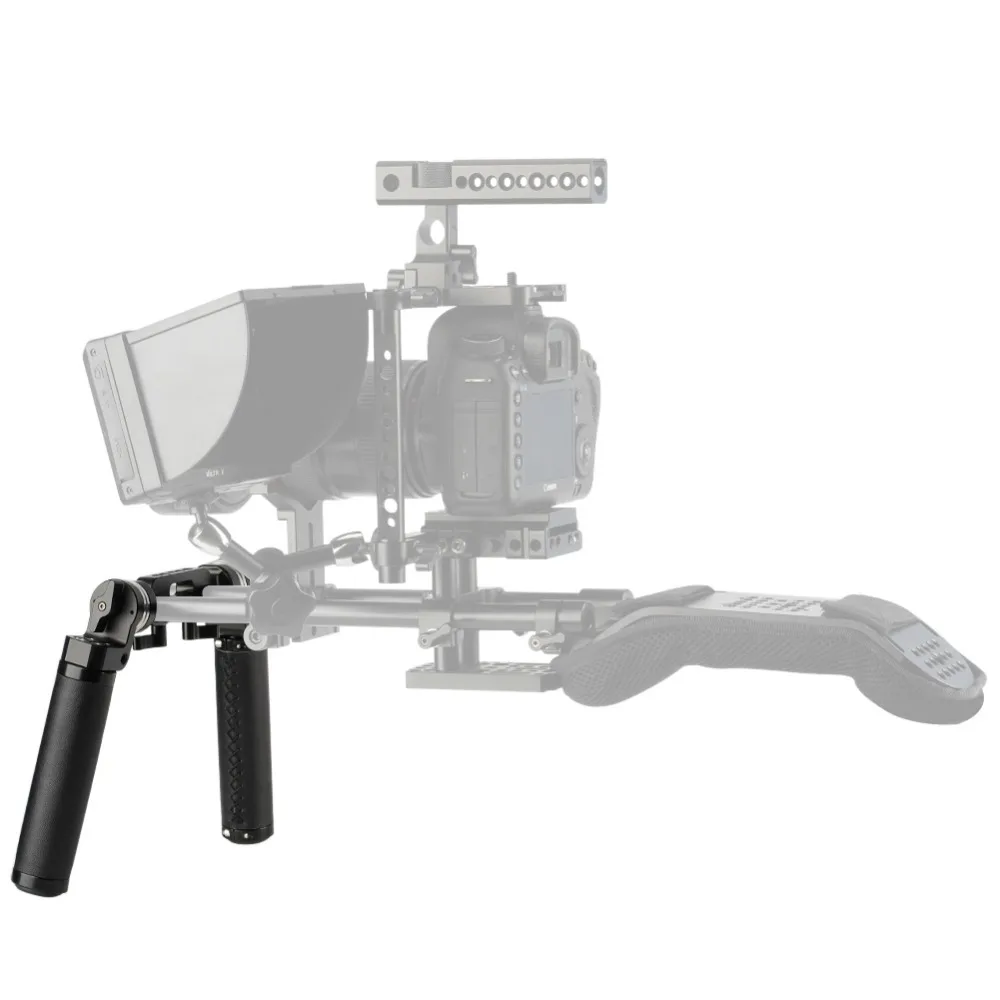 Наплечный стабилизатор NICEYRIG Arri для DSLR, наплечная ручка, держатель для штанги Arri Rosette ARRI, крепление 15 мм DSLR, наплечный стабилизатор