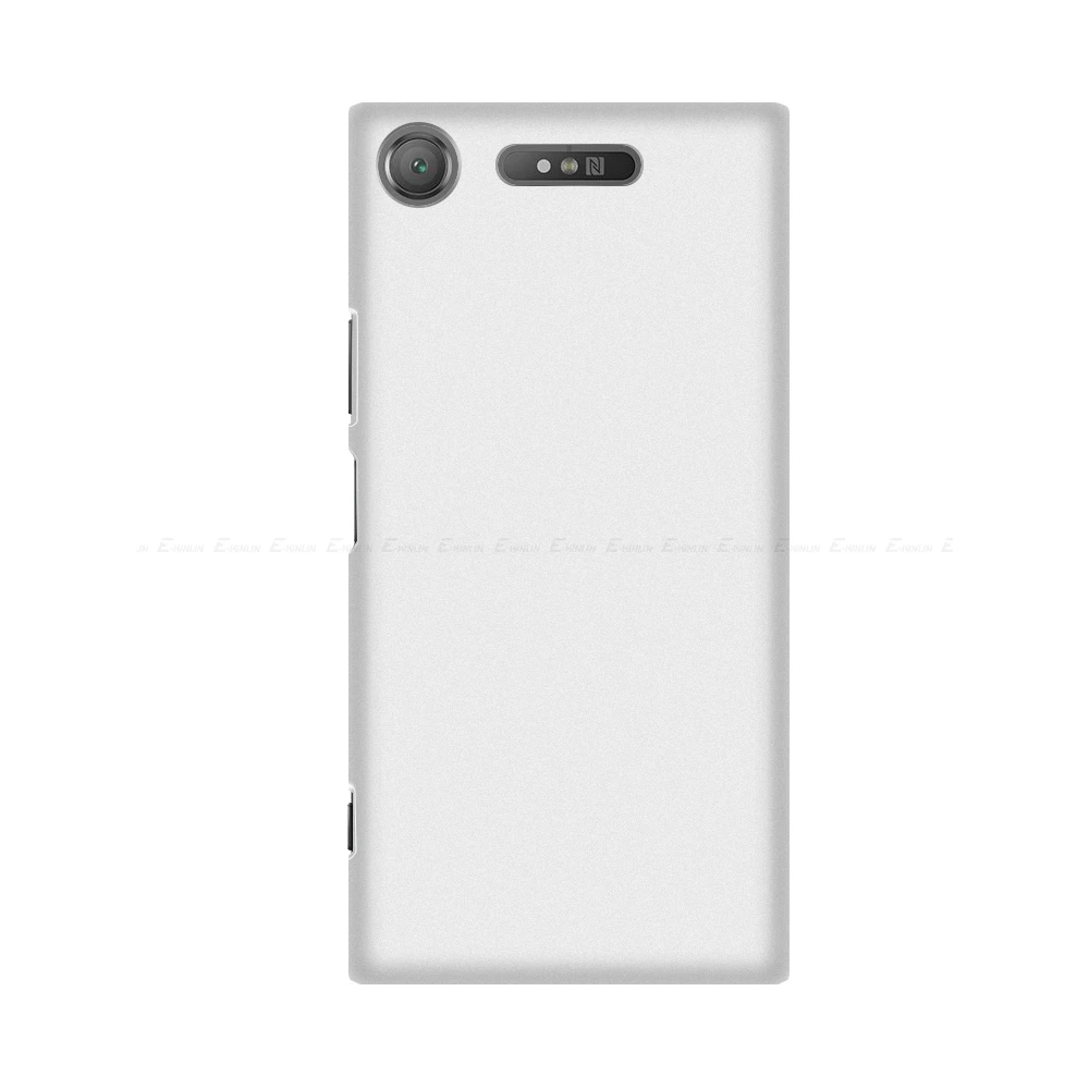 Ультратонкий матовый чехол из поликарбоната для sony Xperia XZS XA1 L1 XA X Z Z1 Z2 Z3 Z4 Z5 XZ1 Compact E5 XZ Premium Ultra Plus твердая задняя крышка - Цвет: Белый