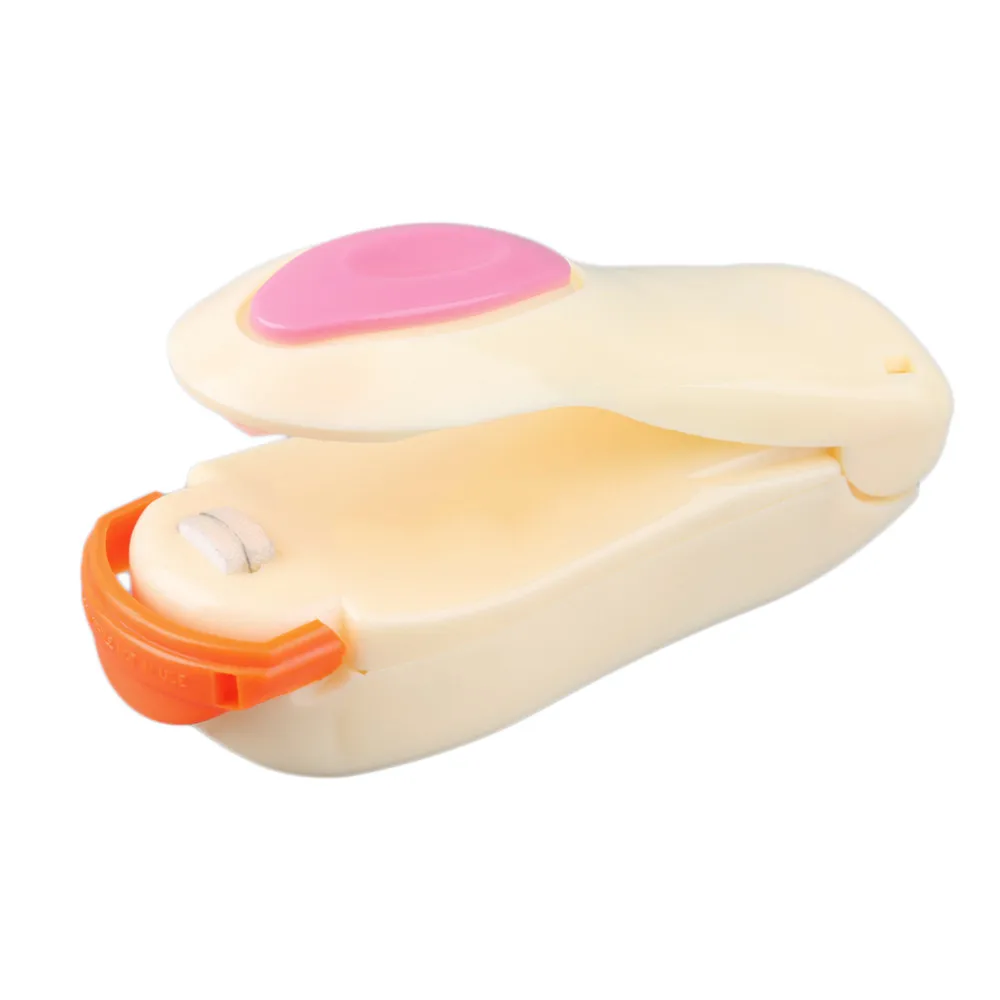 Портативный пластиковый пакет с зажимами, герметичный удобный Вакуумный пакет для хранения продуктов, термозапечатывающая машина для упаковки, сохраняющая свежесть продуктов для домашнего использования