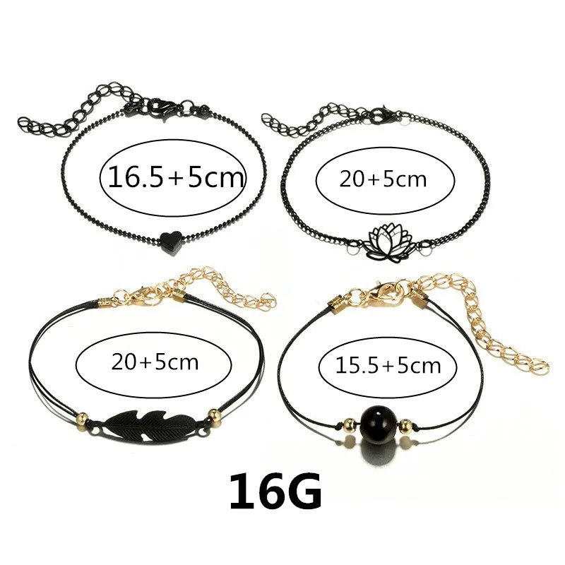 4 шт./упаковка женские рельефные браслеты с искусственным жемчугом и