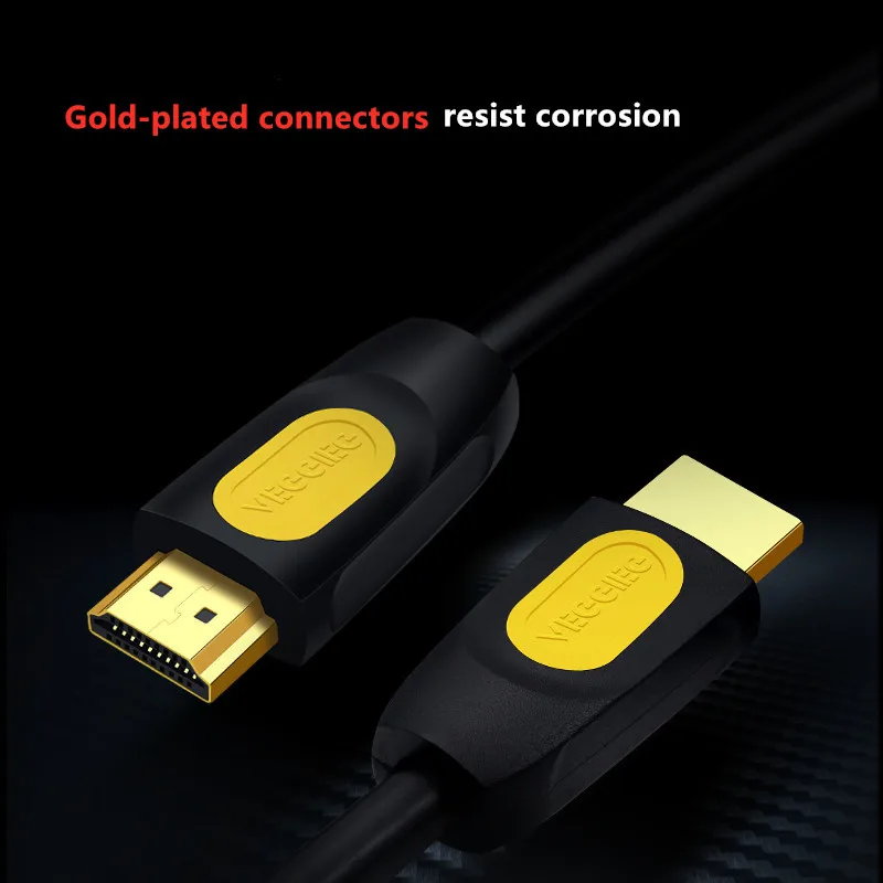 Veggieg HDMI кабель 2 0 4K 60 Гц для разветвителя удлинитель адаптер м 3 5 10 кабель|Кабели