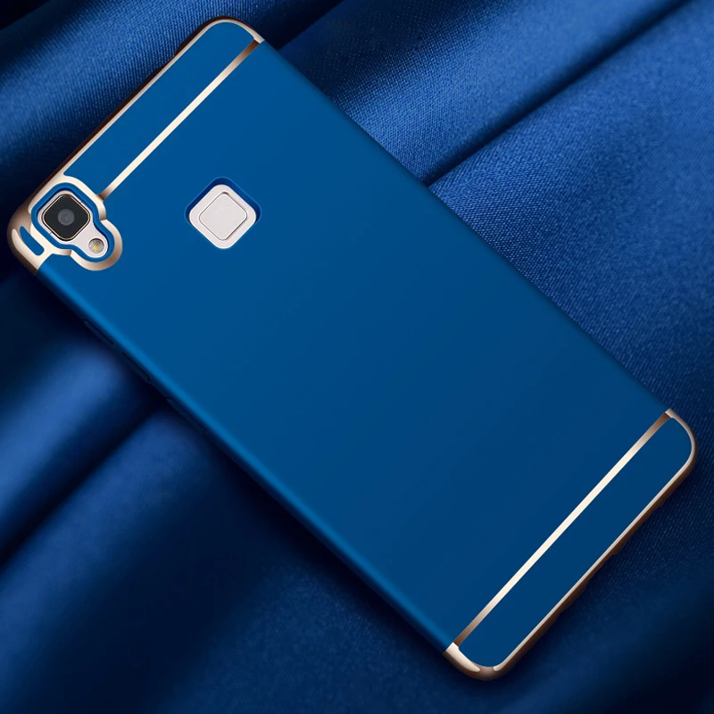Чехол для VIVO V3 Max Ультратонкий чехол 3 в 1 защитный всего корпуса жесткий Роскошный