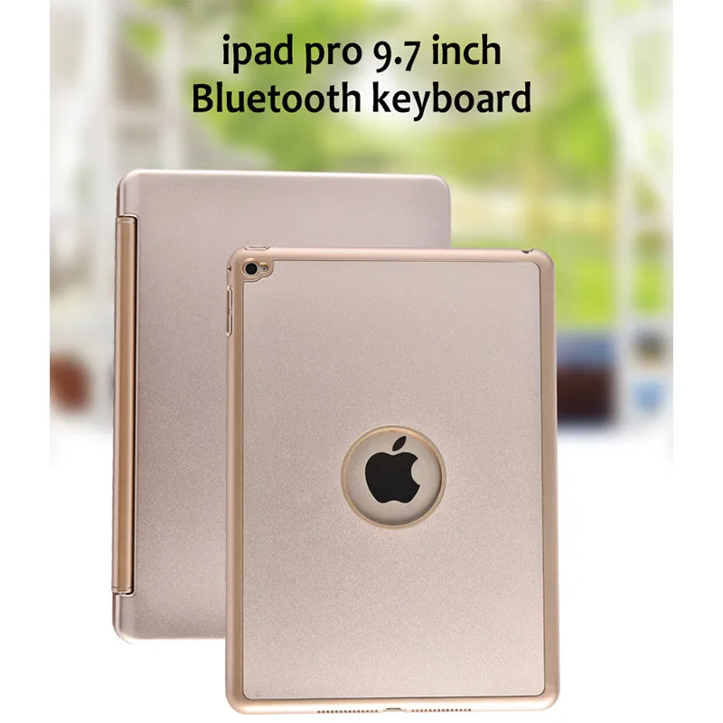 Aokin беспроводной Bluetooth 3 0 клавиатура для iPad Pro 9 7 дюйма LED подсветка ABS алюминиевый