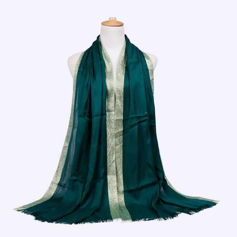 Шарф хлопковый Женский длинный шарф х 65 см 180 Пашмина | Тематическая одежда и