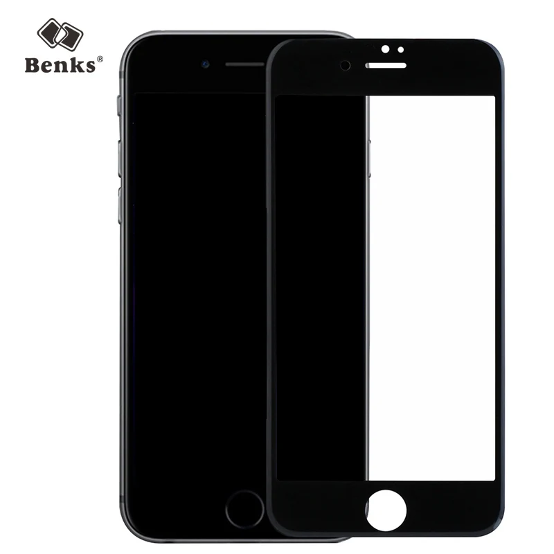 Benks 3D изогнутое закаленное стекло AGC HD полноэкранная защита для iPhone 8 7 plus SE 2