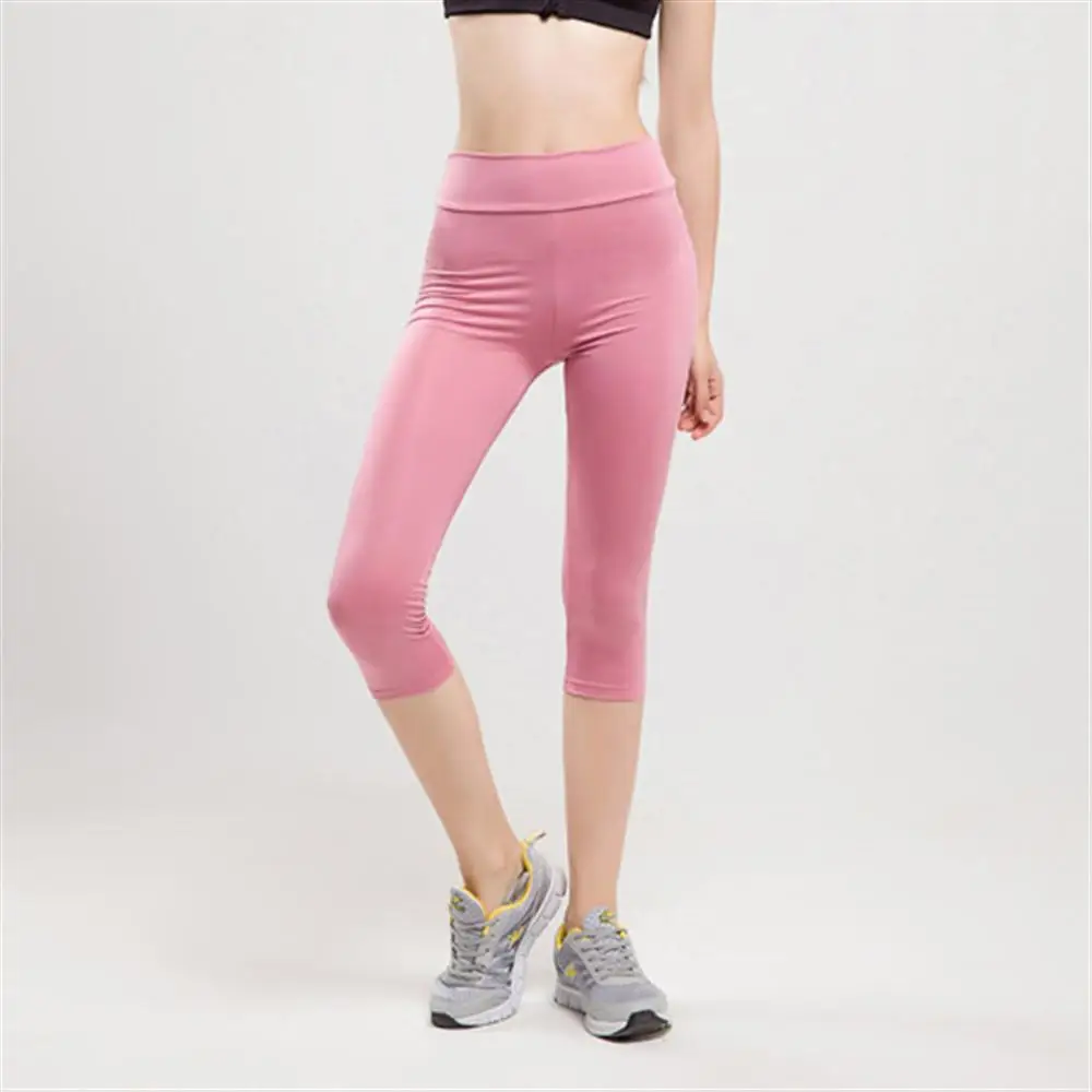 2017 г. повседневные леггинсы Фитнес Для женщин эластичные растягиваются Джеггинсы из молочного шелка