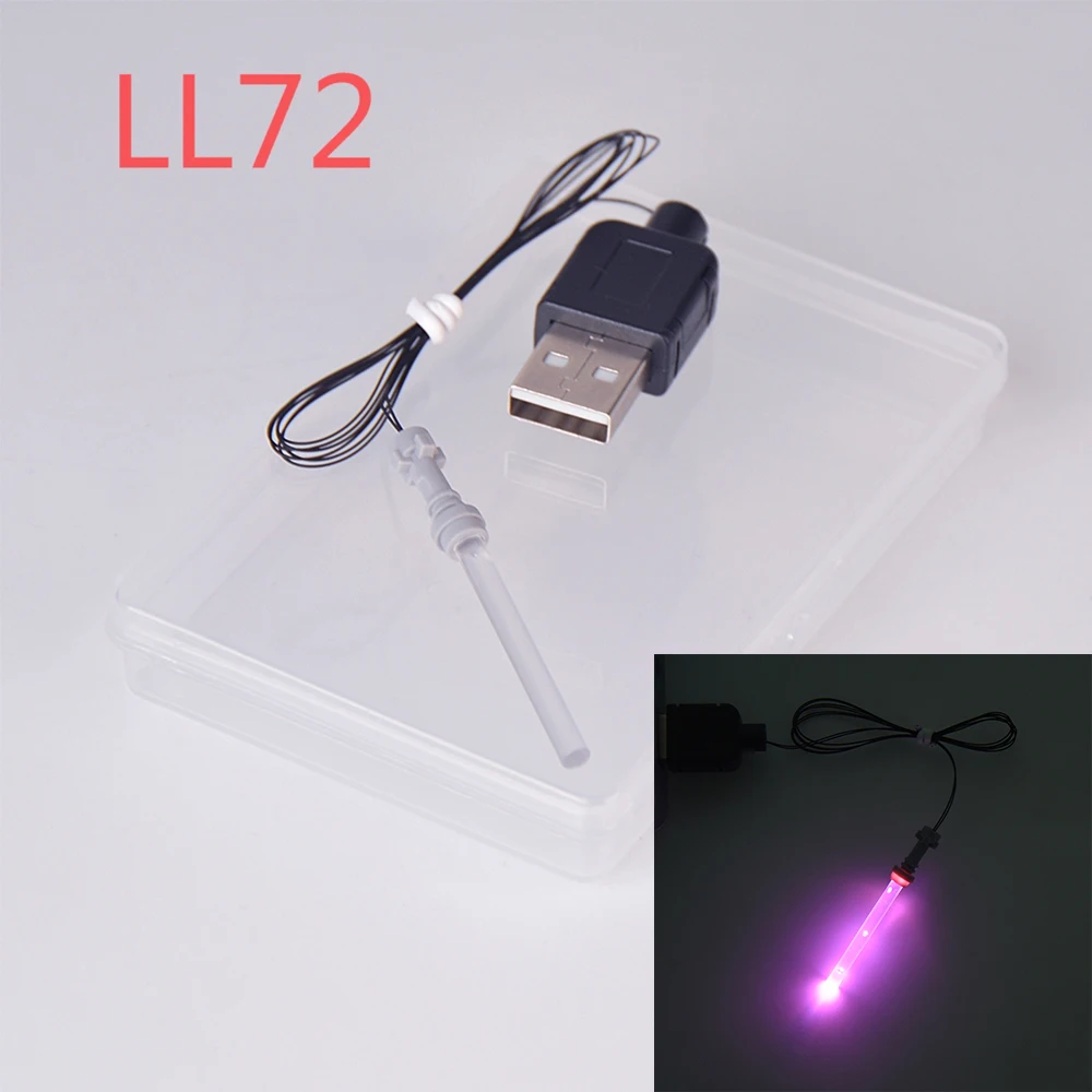 LL72 Lightailing брендовый светодиодный светильник комплект мечи, сделай сам, светильник, аксессуары для детских игрушек - Цвет: LL72