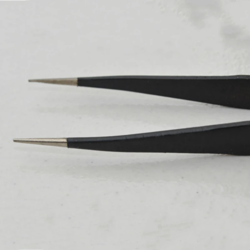 2 шт. черный акрил гель для ногтей Изогнутый пинцет стразы блестка Нипер выбор