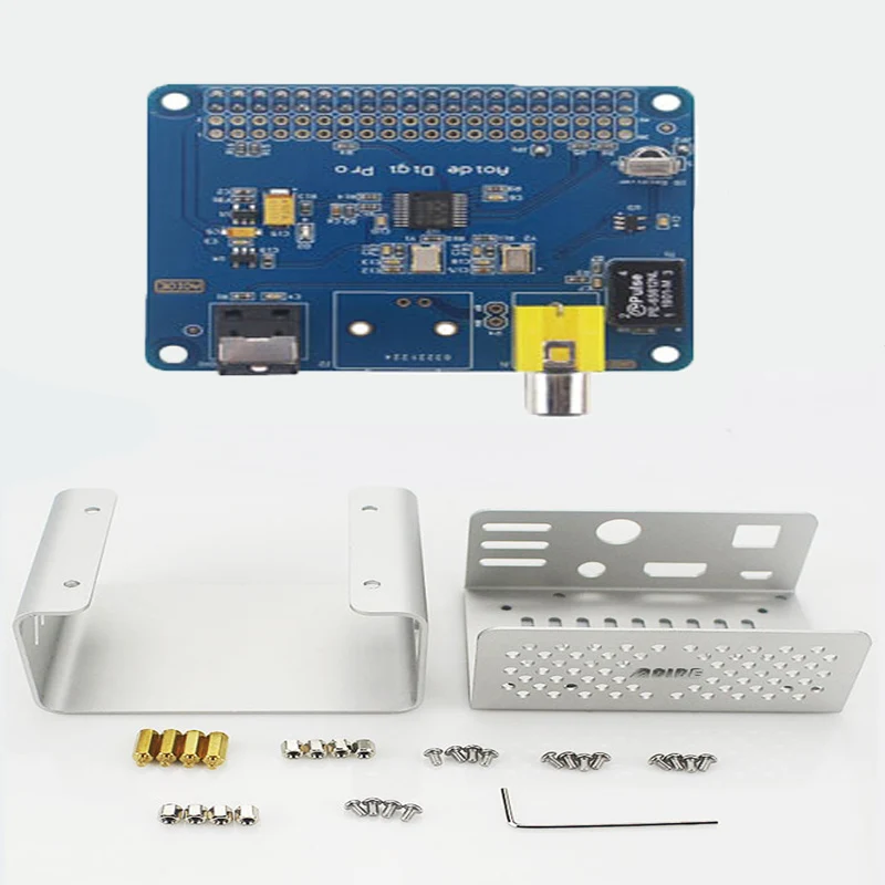 Shell Motherboard Raspberry Pi AOIDE DIGI PRO цифровая звуковая карта в виде ракушки ies turn S/PDIF волоконная плата расширения с двумя часами - Цвет: Shell Motherboard