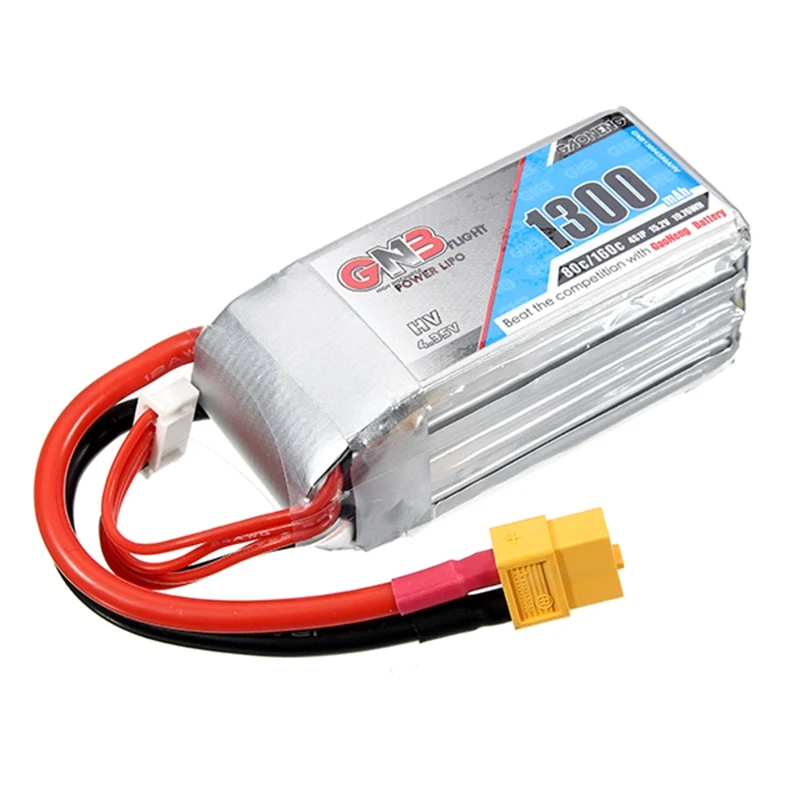Высокое качество GAONENG GNB 1300 мА/ч 4S 15 2 V 80/160C HV 4 35 Lipo Батарея для с видом от первого