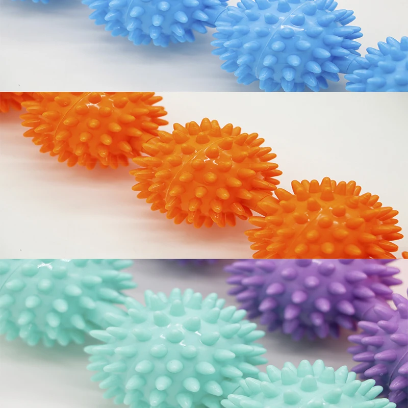 ПВХ Spiky фитнес-мяч для массажа ручка Спорт Фитнес рука ноги задняя нога Облегчает