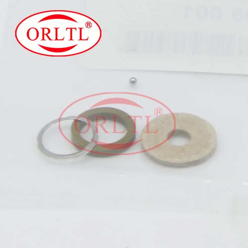 

ORLTL Common Rail Fuel Injector Repair Kits Gasket F OOV C99 002 Fuel Inyection Steel Ball F OOV C05 001(1.34mm) for 0445120