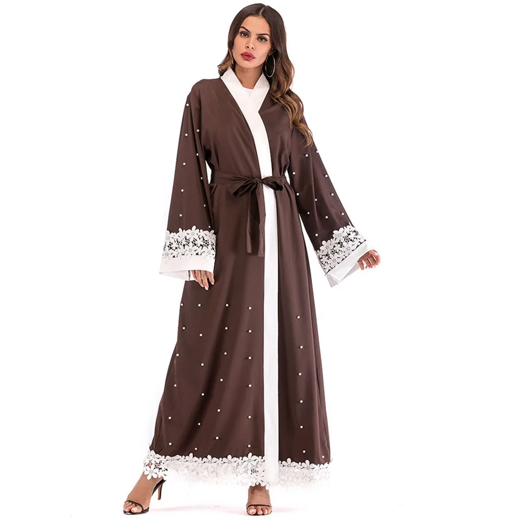 Женская этническая одежда модель Ближнего Востока яркий кафтан праздник