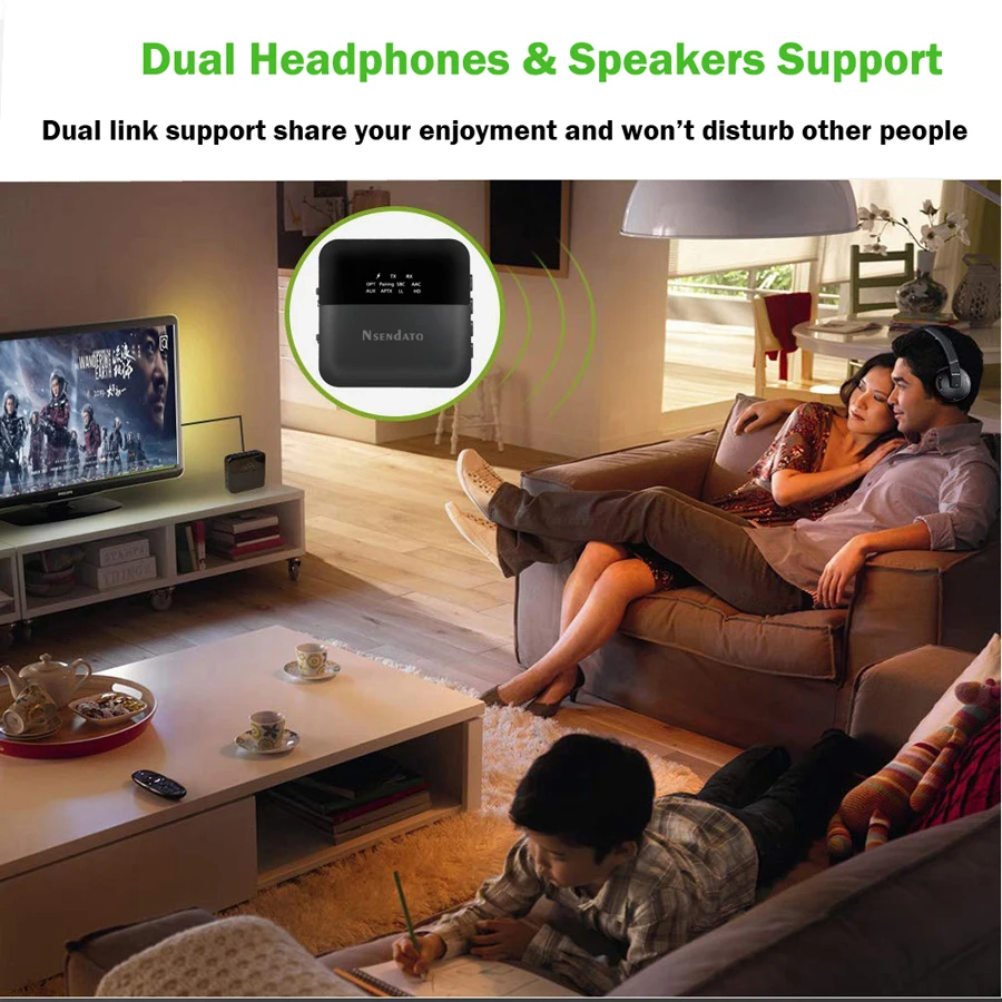 2 в 1 3 5 мм аудио Bluetooth 0 aptx низкая задержка HD приемник передатчик CSR8675 беспроводной