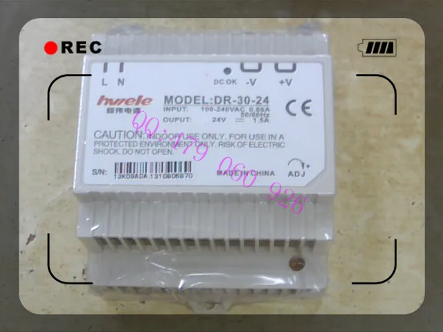 [JIYUAN] Heng Wei направляющий рельсовый импульсный источник питания DR-30-24 24 В 1,5 А -- 3 шт.лот (art.: 7adc3feec) - 7adc3feec