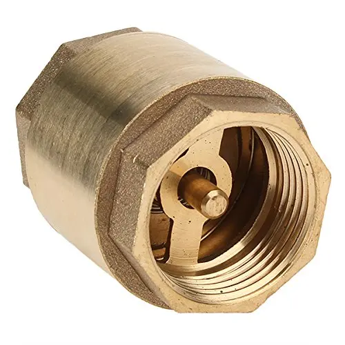 3 дюймовый латунный линейный контрольный клапан прямой сквозной тип