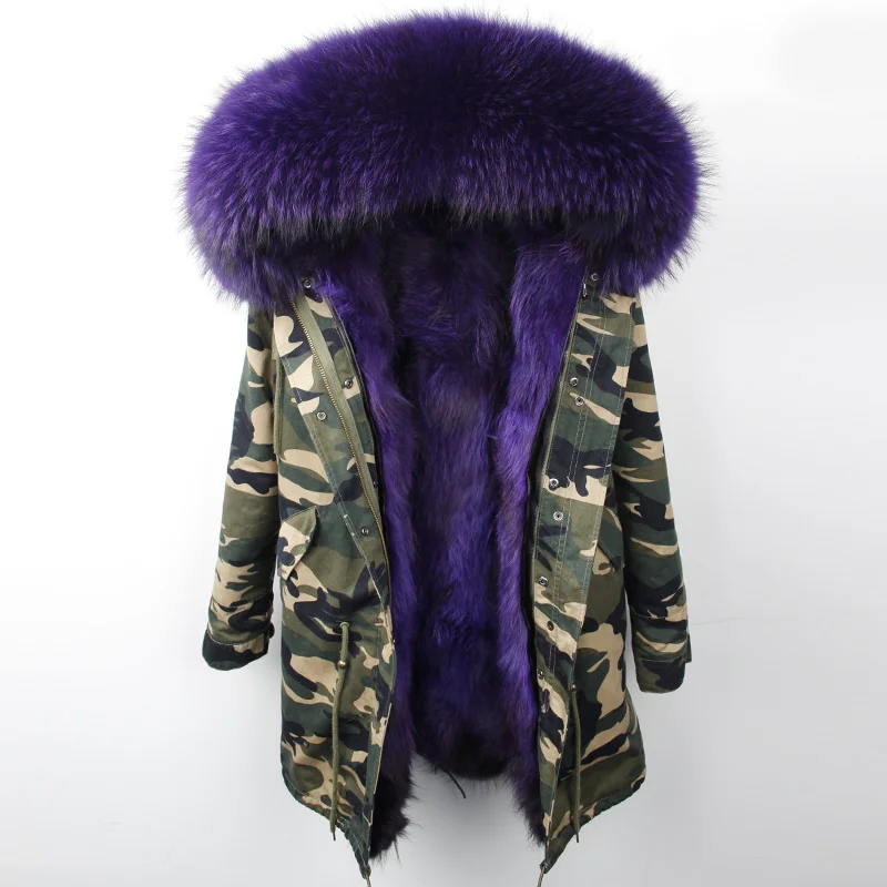 Новинка 2020 серебристое пальто зимняя куртка для женщин мех енота натуральный