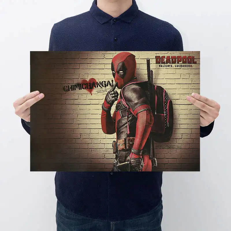 style 2 Marvel Дэдпул экшн-постеры с фигурами, наклейки s, игрушки для взрослых, новинка, фигурки Дэдпула Marvel, плакаты, наклейки, вечерние, поставка - Цвет: style 2