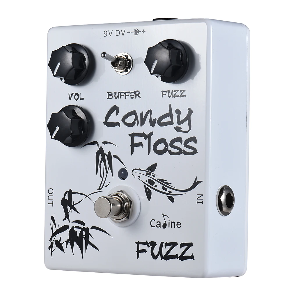 Candy Floss Fuzz Caline Новая серия гитарных эффектов Педаль 7 эффектов овердрайв/реверберация/фузз/шумоподавление гитарные педали гитарные части и аксессуары - Цвет: Candy Floss Fuzz