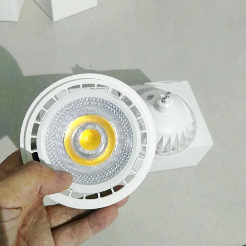 15 Вт CREE COB AR111 G53 GU10 Светодиодная лампа холодный белый/теплый белый AC 85 265 в