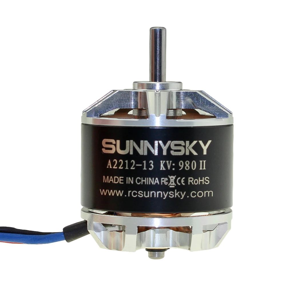Бесщеточный мотор Sunnysky A2212 980KV 1400KV 2450KV II самоблокирующийся шуруп CW/CCW для