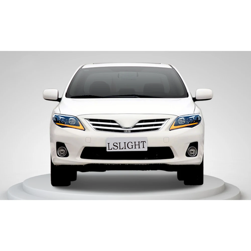 LS светильник для Toyota Corolla 2011 2012 2013 светодиодный головки лампы в сборе стоп-сигнал