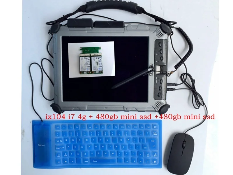 Новый планшетный диагностический ПК Xplore IX104 c4 I7 хорошо установлен с программным