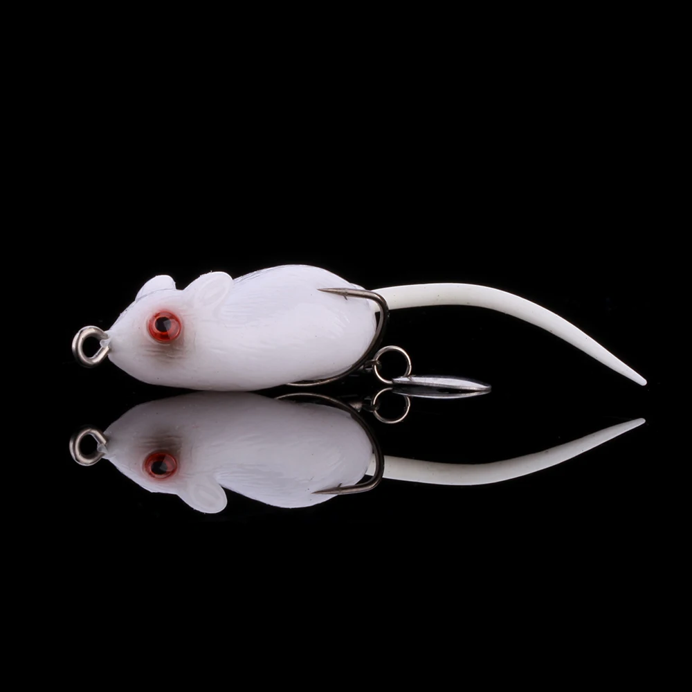 Walk Fish Мягкая приманка в виде мыши с объемными глазами искусственная для рыбной