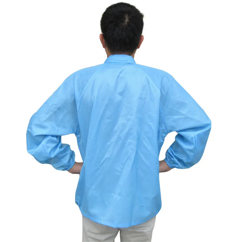 Защитные комбинезоны одежда жакет с длинным рукавом ESD пищевая для чистки