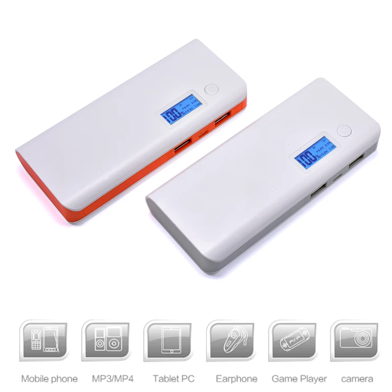 Запасные аккумуляторы для телефонов 20000 мАч Dual usb Зарядка Внешний батарея