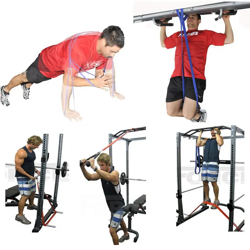 Резистентные ленты для упражнений петля силовых тренировок фитнеса и йоги