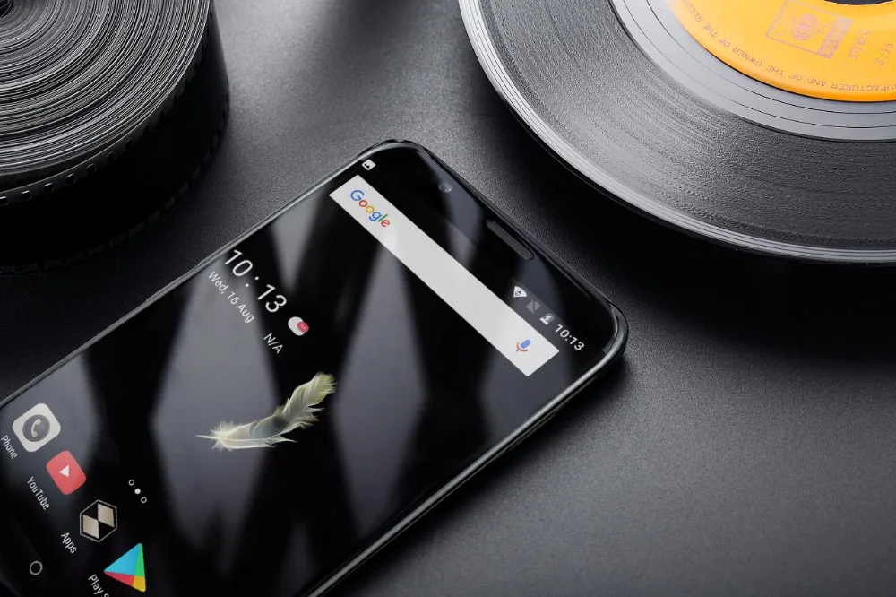 DOOGEE X55 Android 7,0 5,5 дюймов 18:9 HD MTK6580 четырехъядерный 16 Гб rom Двойная камера 8,0 МП 2800 мАч боковой сканер отпечатков пальцев Смартфон