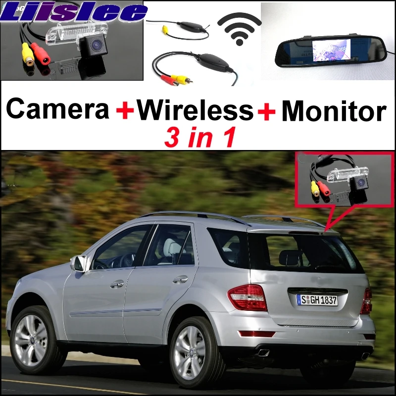 Liislee 3 в 1 специальная WiFi камера + беспроводной зеркальный монитор заднего вида