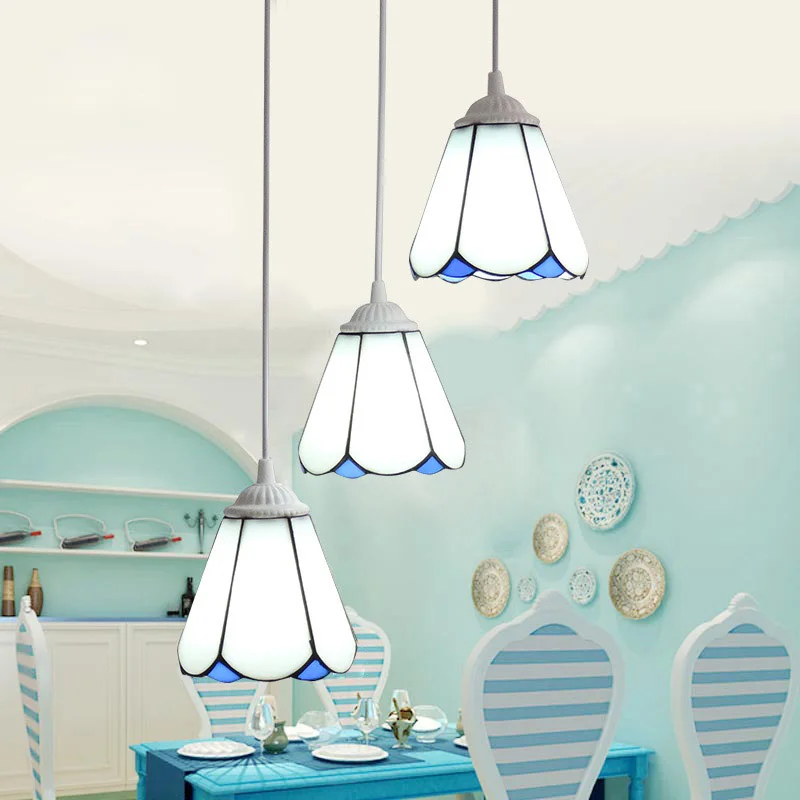 Подвесные светильники Европа Средиземноморский стиль ресторан освещение три