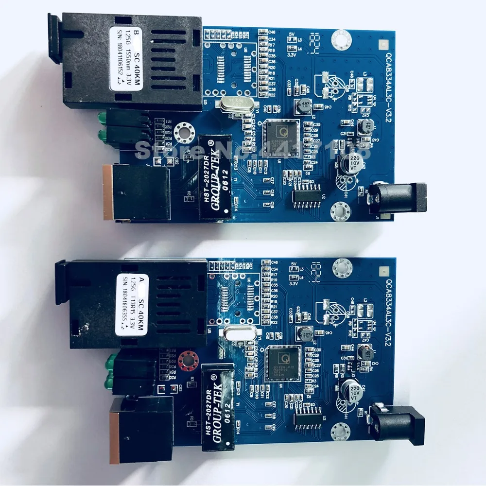 FTTH 1 пара гигабитный волоконно-оптический медиаконвертер 10/100/1000 Мбит/с