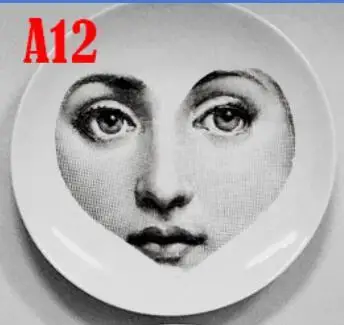 8 дюймов, популярные европейские изготовленные на заказ 21 см Милан rosenthal Piero fornasetti тарелки дизайн подвесная декоративная тарелка Diva настенная подвеска - Цвет: L