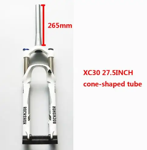 XC30 WHITE 27.5 265 ROCKSHOX XC30 для 26 дюймов горный велосипед передний масло для подвески шок - Цвет: XC30 WHITE 27.5 265