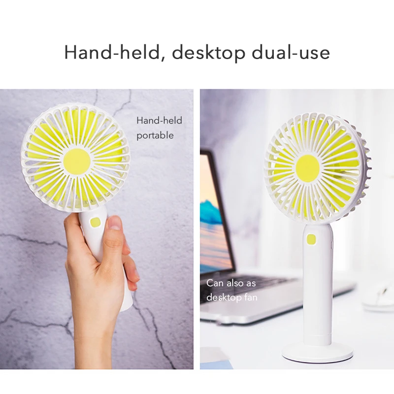 Портативный мини-вентилятор Беспроводная зарядка коробка USB настольная
