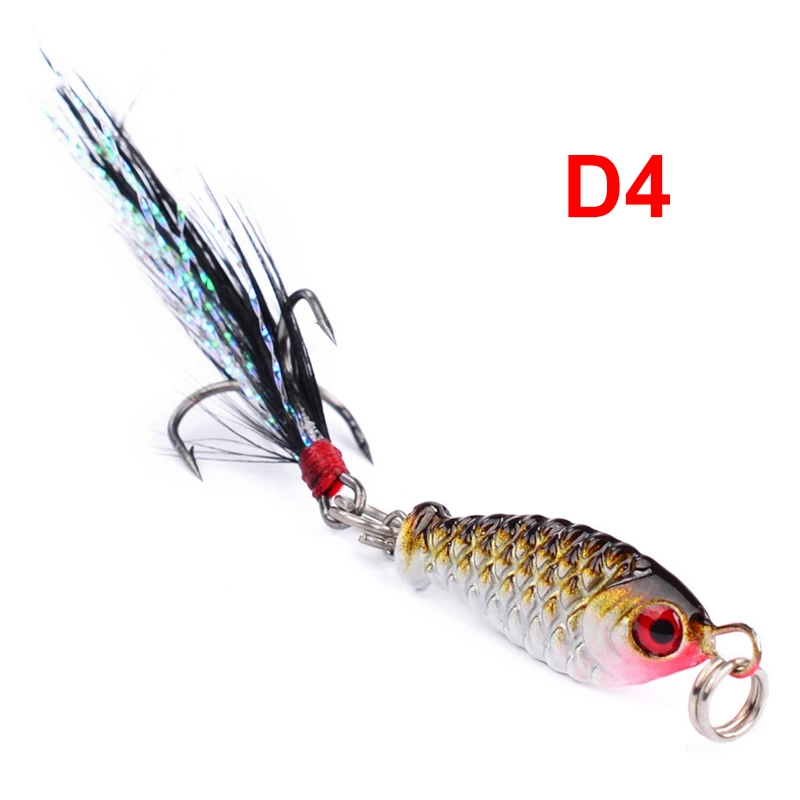 2 5 см Длина 6 4 грамма разноцветных тройных крючков Хвостовая вязка волос мини