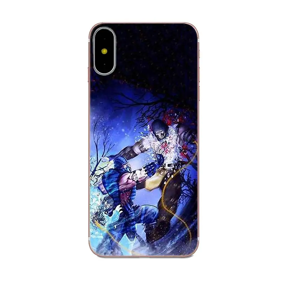 Для Galaxy A3 A5 A7 On5 On7 2015 2016 2017 Grand Alpha G850 Core2 Prime S2 I9082 Мягкий ТПУ модный Mortal Kombat Kitana |