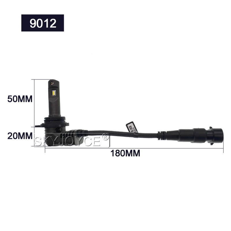 SKYJOYCE 1 комплект все в одном дизайн 9012 HIR2 светодиодный фары лампы 12 V 35 W 6000 K 5200LM мини Размеры P10 9012 светодиодный фары передние лампы