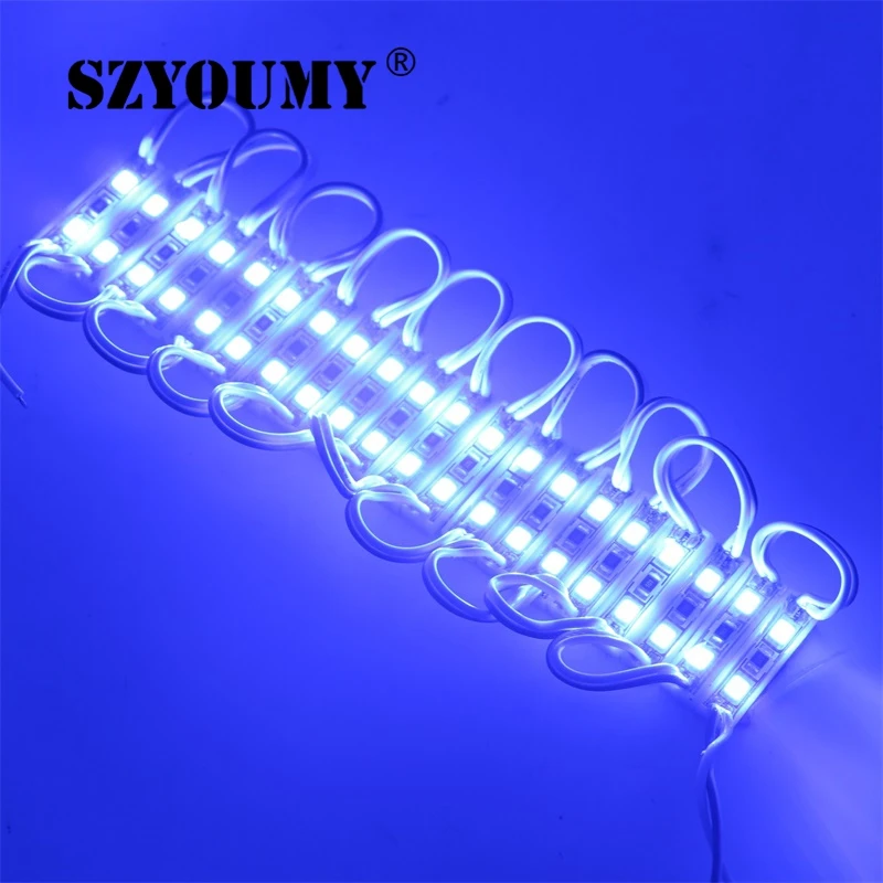 SZYOUMY SMD 2835 2 светодиодный модуль DC12V водонепроницаемый дисплей модули для рекламы