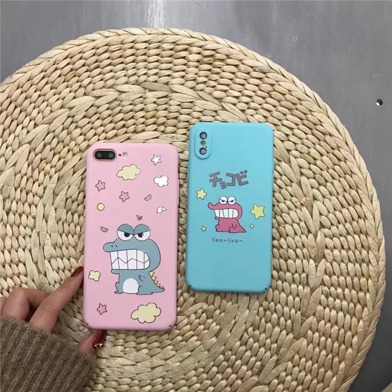 Чехол Sky Cloud Macaron с рисунком японских динозавров животных Розовый чехол для