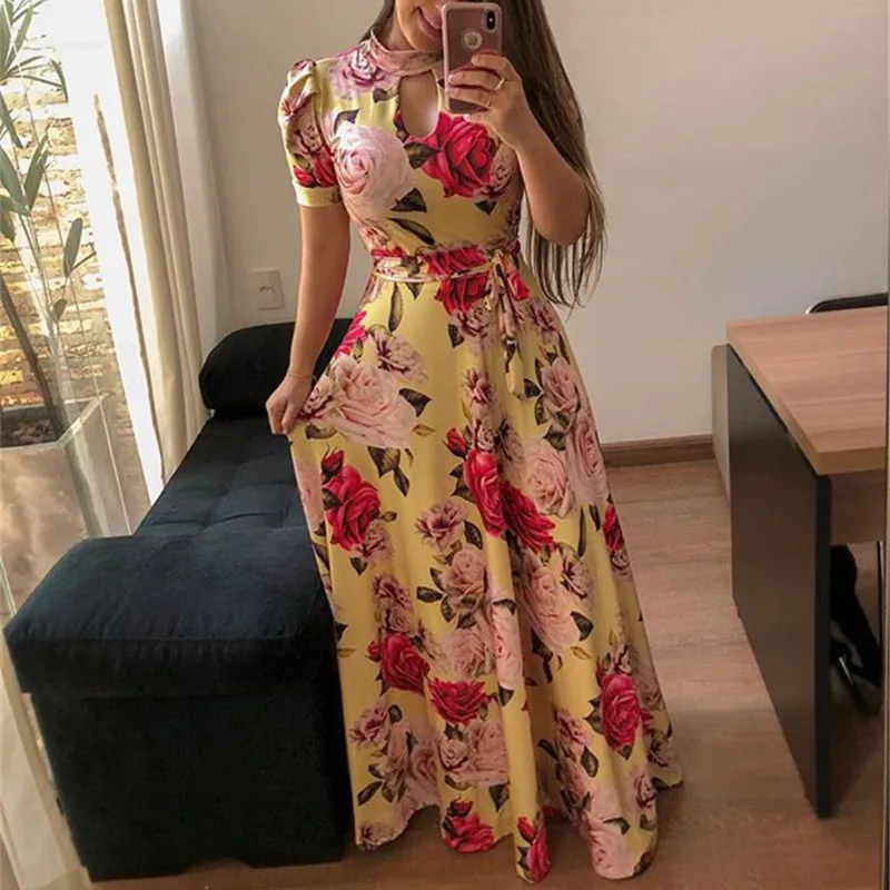 Размера плюс для женщин 2019 летние пикантные винтажные элегантные вечерние