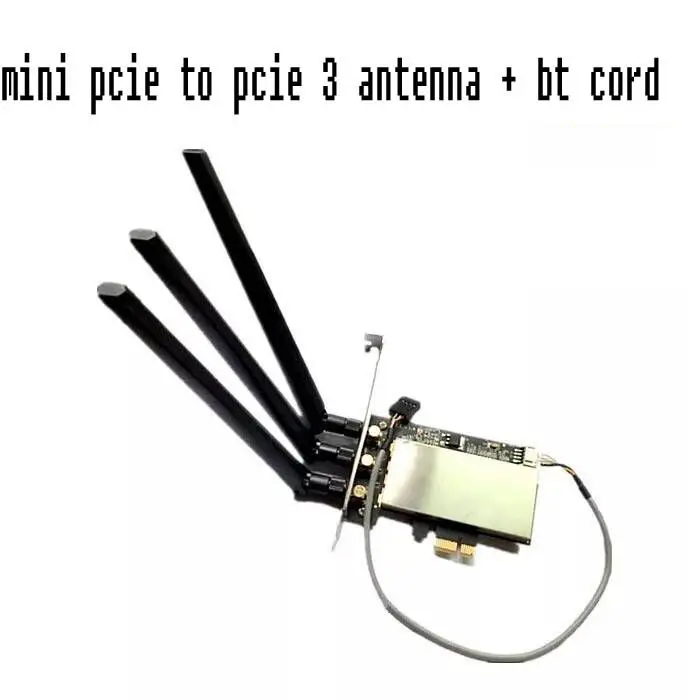 Настольный беспроводной адаптер для ПК Mini PCIE к PCI E express WiFi преобразователь Bluetooth 3